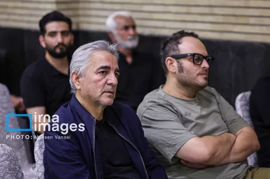 عکس‌هایی از مراسم ترحیم شهید «علیرضا تنابنده» برادرزاده محسن تنابنده