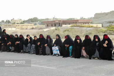 گزارش تصویری | مراسم تشییع پیکر شهدای حمله جنایتکارانه آمریکا به یک مراسم عروسی در شهرستان سیریک - کوهستک