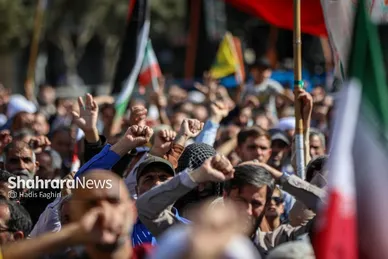 گزارش تصویری | راهپیمایی «بشارت نصر» در مشهد