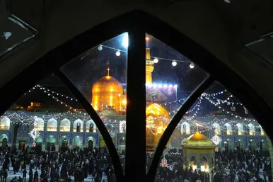 بازگشایی صحن انقلاب حرم مطهر رضوی در آستانه نیمه شعبان