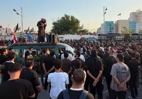 تظاهرات گسترده عراقی&zwnj;ها در برابر کنسولگری کویت