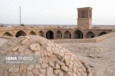 کاروانسرای روستای قاسم آباد در شهرستان بجستان خراسان رضوی