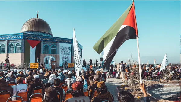 بزرگترین نماد مسجدالاقصی در شرق افغانستان ساخته شد + فیلم