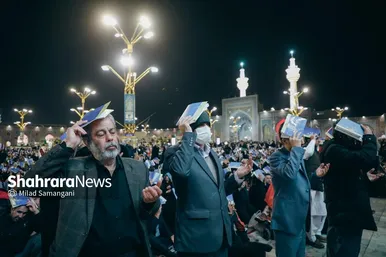 گزارش تصویری | مراسم احیای دومین شب قدر در حرم مطهر امام رضا (ع)