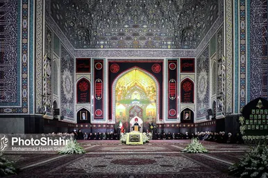 عکس| آیین خطبه‌خوانی شب شهادت امام رضا علیه السلام (۱۳ شهریور ۱۴۰۳)