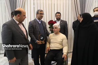 گزارش تصویری | بازدید استاندار خراسان رضوی از مرکز توانبخشی جانبازان نخاعی امام خمینی (ره)