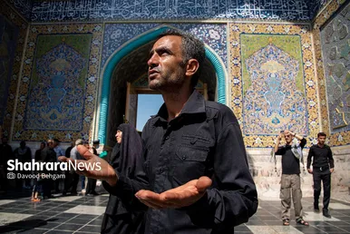 عزادرای شهادت امام رضا (ع) در حرم مطهر رضوی