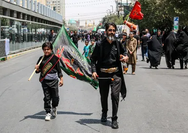 عزاداری روز تاسوعا در مشهد مقدس