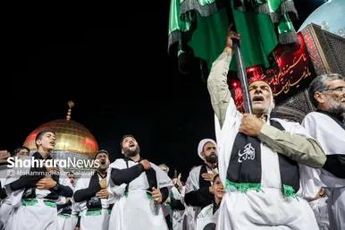 عزاداری هیئت‌های استان کرمان در حرم مطهر امام‌رضا(ع)