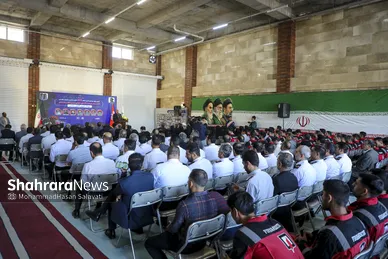 گزارش تصویری | آیین افتتاحیه ایستگاه آتش‌نشانی شماره ۵۷ و آغاز به کار ۳۵۶ آتش نشان جدید الاستخدام و ۲۱ بانوی آتش نشان