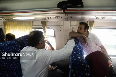 سفر وزیر میراث فرهنگی و گردشگری با قطار گردشگری به نیشابور به مناسبت بزرگداشت عطار