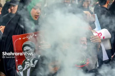 مشهد در ماتم رئیس جمهور شهید (۱)