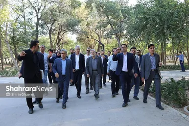 گزارش تصویری |بازدید شهردار مشهد مقدس از بوستان جهانشهر