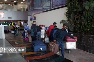 فرودگاه بین المللی شهید هاشمی نژاد مشهد پذیرای مسافران نوروزی‎‎