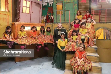 گزارش تصویری | بازدید شهردار مشهد از پشت‌صحنه فیلم سینمایی «کاکا لوتی»
