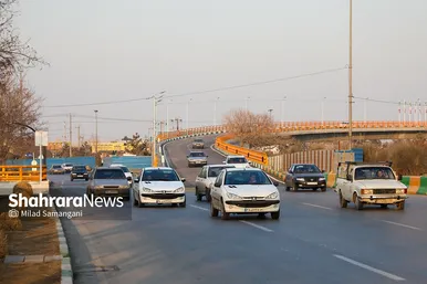 تصاویری از تقاطع غیر هم‌‌سطح پیامبر اعظم (ص) مشهد