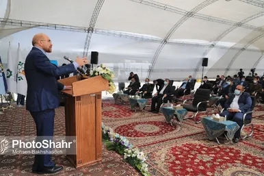 آغاز عملیات حفاری خط ۳ و ۴ مترو مشهد با حضور محمدباقر قالیباف
