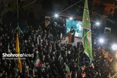 قدردانی نماینده ولی‌فقیه در استان خراسان رضوی از مردم در بیست و نهمین شب اجتماع حماسی مردم مشهد + فیلم
