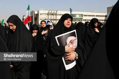 گزارش تصویری | عزاداری شهادت رهبر معظم انقلاب اسلامی در میدان شهدا مشهد