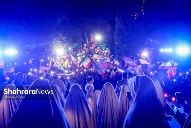 گزارش تصویری | آیین رونمایی از یادمان شهدای گمنام بوستان ملت