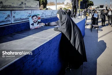گزارش تصویری | مراسم استقبال از پیکر‌های مطهر ۱۴ شهید گمنام دفاع مقدس در مشهد (۶ آذر ۱۴۰۳)