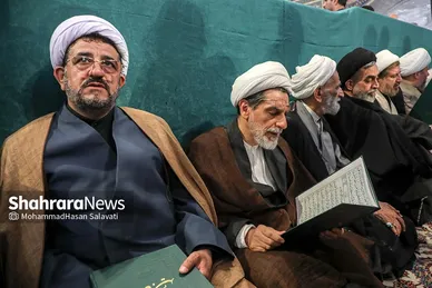 مراسم بزرگداشت شهدای خدمت در حرم مطهر رضوی