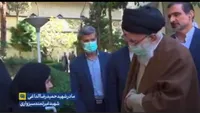 ویدئو| لحظاتی از دیدار مادر شهید الداغی با رهبر انقلاب