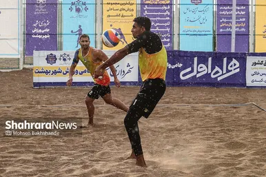 گزارش تصویری | لیگ برتر والیبال ساحلی در مشهد
