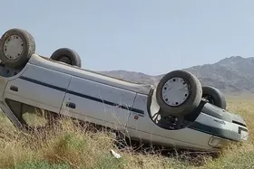 واژگونی خودرو در مه&zwnj;ولات یک کشته و یک مصدوم در پی داشت (۱۲ اردیبهشت ۱۴۰۳)