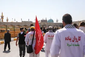 روایتی از آیین استقبال مشهدی&zwnj;ها از کاروان پیاده انصارالحسین (ع) که از کربلا بازگشتند
