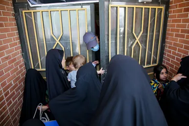 اردوی جهادی سلامت در حاشیه شهر مشهد