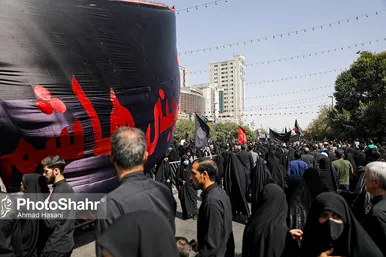 پیاده‌روی جاماندگان اربعین حسینی در مشهد