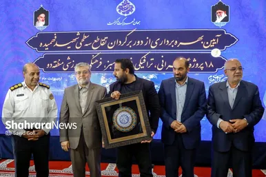 گزارش تصویری | آیین بهره‌برداری از دوربرگردان تقاطع سه‌سطحی شهید فهمیده و ۱۸ پروژه عمرانی، ترافیکی، فرهنگی و ورزشی منطقه دو شهرداری مشهد