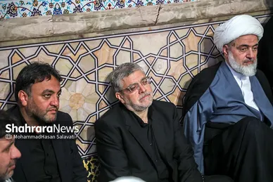 مراسم بزرگداشت شهدای خدمت در حرم مطهر رضوی