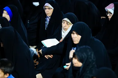 مراسم چله دعای عهد در جوار مزار شهدای گمنام