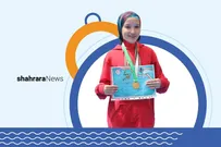 گفت‌وگو با کودک صاحب مدال طلای تیمی شنای هنری کشور