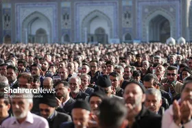 مشارکت ۲۸۰ هزار نفر در نماز عید فطر مشهد