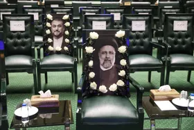 جای خالی شهید جمهور در مراسم افتتاحیه مجلس دوازدهم