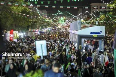 گزارش تصویری | اجتماع بزرگ «لشکریان امام رضا (ع)» در شب میلاد شمس الشموس