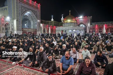 گزارش تصویری | حسینیه حرم | عزاداری سنتی هیئات استان قزوین در حرم مطهر رضوی