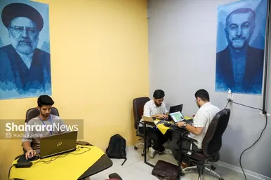 گزارش تصویری | رویداد تولید پوستر و اکران شهری «برای خدمت»