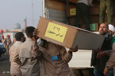 ورود پیکر‌های ۵۸ شهید دوران دفاع مقدس به کشور