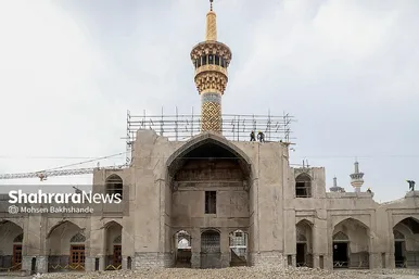 مراسم آغاز عملیات احداث رواق مبارک امیرالمومنین علیه السلام در حرم رضوی