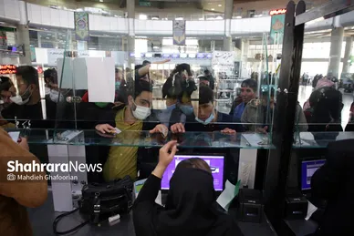 موج بازگشت مسافران نوروزی از مشهد