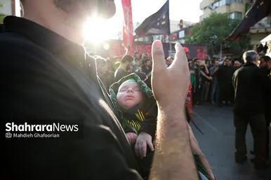 آیین خیمه سوزان عصر عاشورا در مشهد