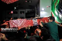 مراسم وداع با پیکر شهید مدافع امنیت «مهدی ظریف» در مشهد برگزار شد + فیلم