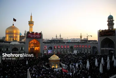 گزارش تصویری| آیین اذن عزای محرم در حرم مطهر رضوی (پنجشنبه ۵ تیر ۱۴۰۴)
