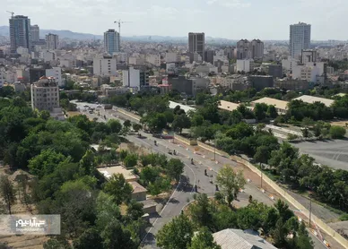 تصاویر هوایی از بازگشایی معابر پادگان لشکر ۷۷ ارتش در مشهد