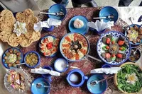 برگزاری رویدادی خوشمزه در فرهنگ‌سرای بهشت مشهد | مادران با سفره رنگین غذای سنتی میزبان مردم شدند