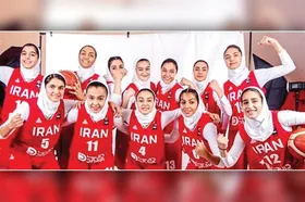 سهم دختران بسکتبالیست خراسانی از تاریخ&zwnj;سازی در آسیا